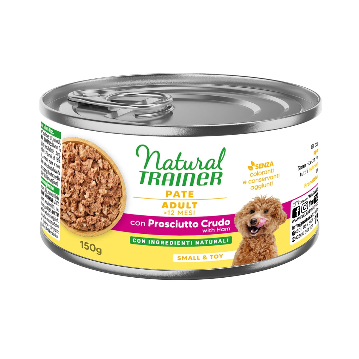 Natural Trainer Dog Lattina Multipack 24x150G PROSCIUTTO